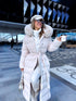 Long coat "CLIMATE ZONE" FC7529 - light beige PRE-ORDER